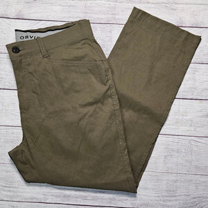 Orvis 38x30 olive green chino pants